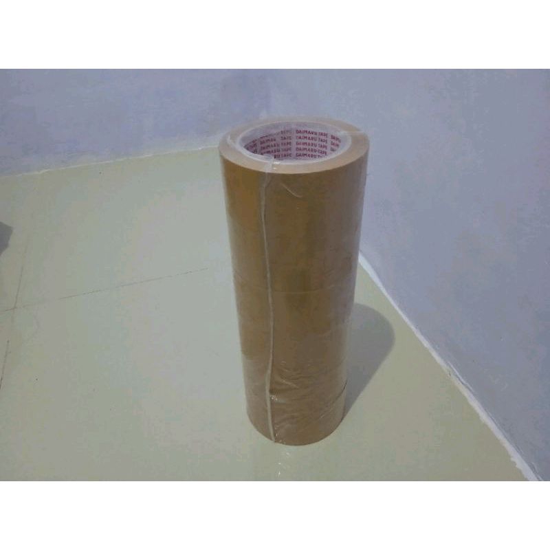 

Grosir 1 Slop ( 6 pcs ) Lakban Coklat Daimaru 2 Inchi 48 mm x 90 yard OPP