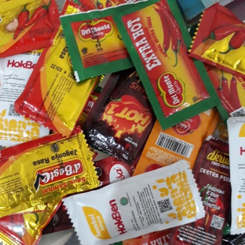 

saus tomat dan sambal sashet
