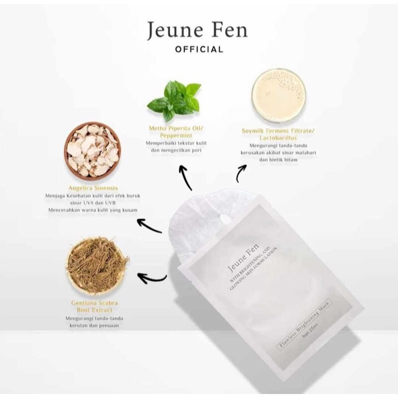 JEUNE FEN BRIGHTENING MASK