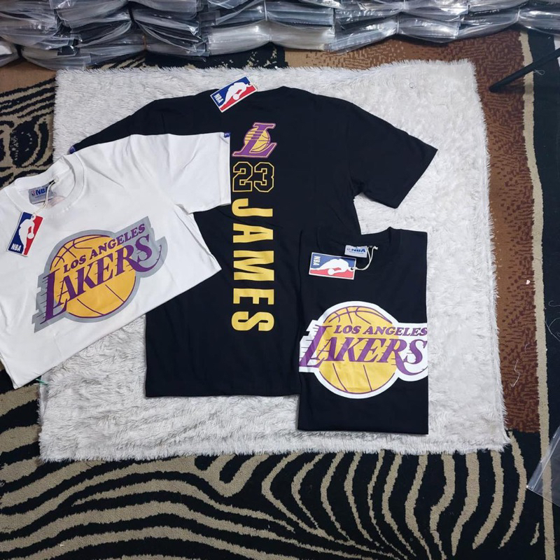 kaos pria logo lakers premium quality