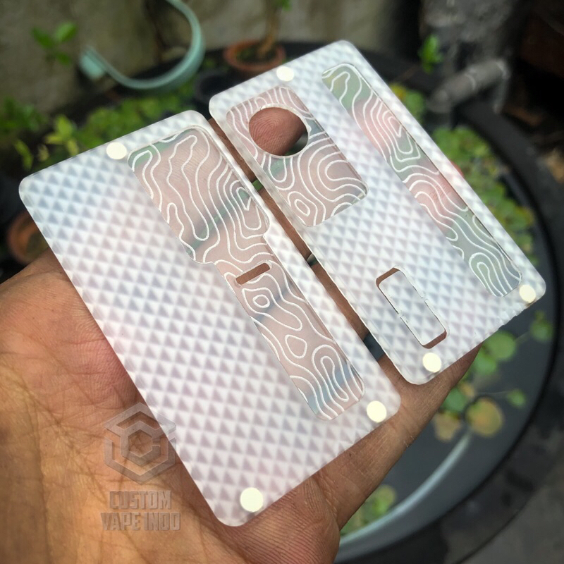 Panel Acrylic Clear Frost Dotmod Dotaio Motif Pattern Engraving