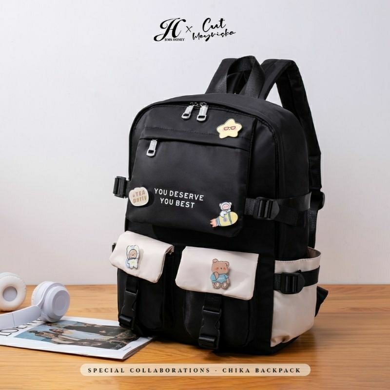 CHIKA BACKPACK JIMS HONEY ( NEW ARRIVAL ) ready stok siap kirim