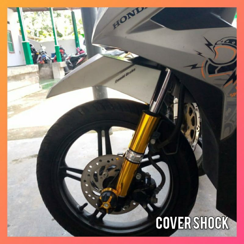 COVER TABUNG SHOCK DEPAN VARIASI HONDA BEAT SCOOPY VARIO DLL