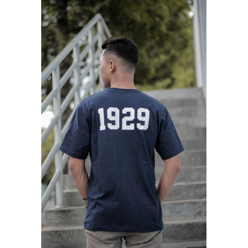 Mataram Merch29 Kaos Biru Dongker Logo 1929 (T-Shirt Navy Blue 1929)