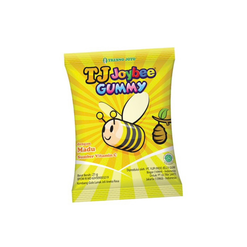 TJ joybee gummy sachet 21 gram ( permen multivitamin anak jaga daya tahan tubuh )