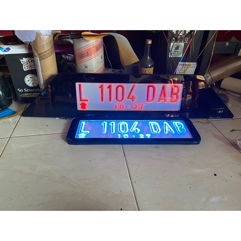 PLAT LAMPU MOBIL