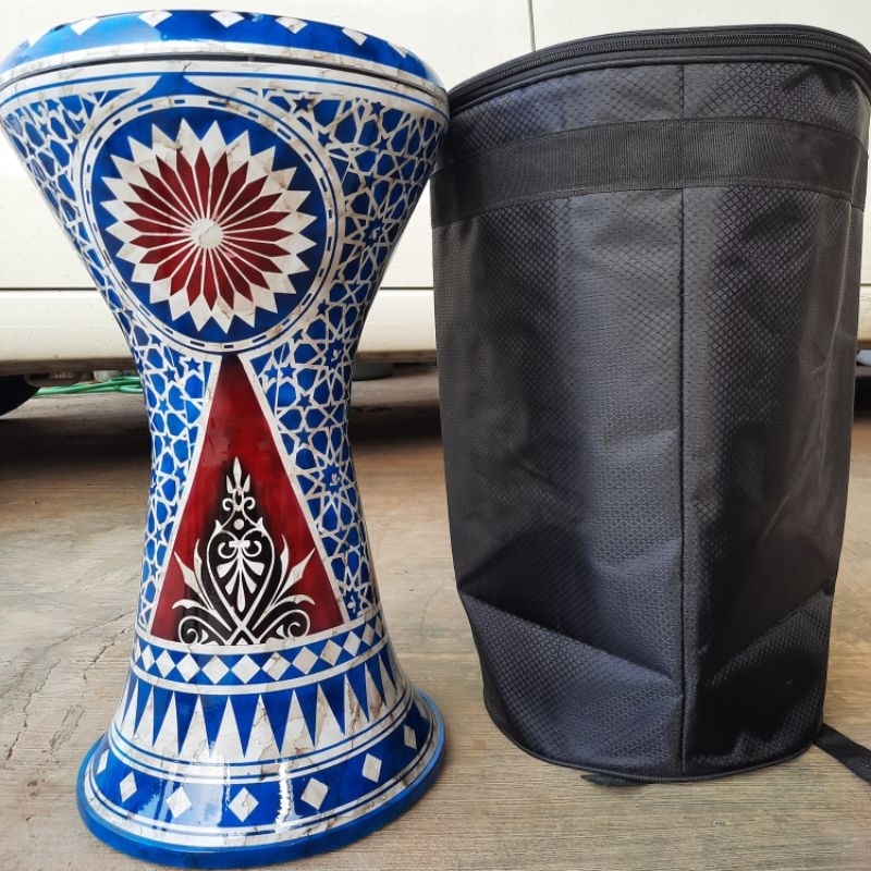 DARBUKA MOTIF 9INC GRATIS TAS+KUNCI L