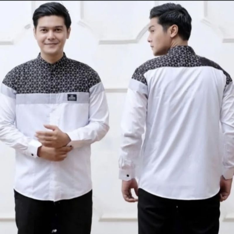 baju muslim pria dewasa lengan panjang terbaru