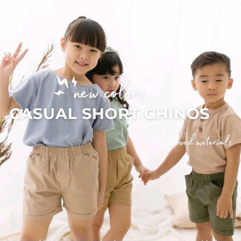 CASUAL SHORT CHINOS CELANA PENDEK AMERICAN DRILL PREMIUM MURAH BAGUS