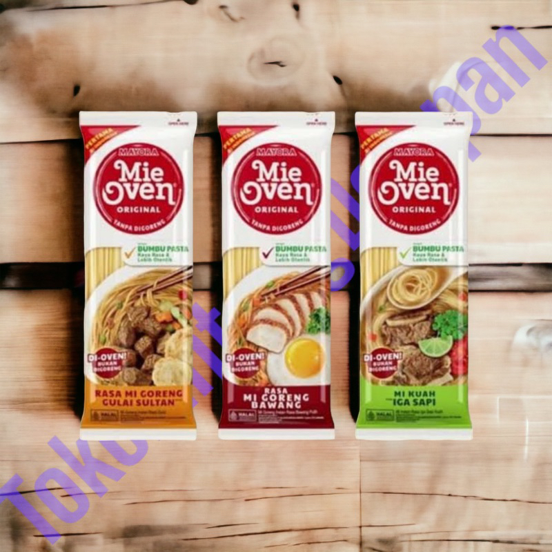 

Mie Oven (Mie goreng bawang/kuah sapi/gulai sultan)
