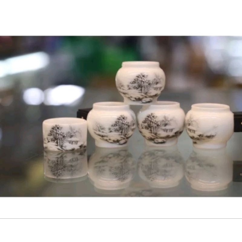 tempat makan minum burung cepuk pleci set5