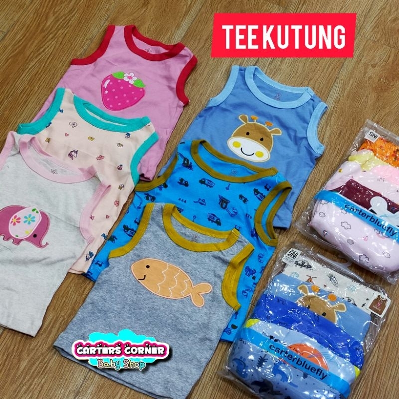 ATASAN PENDEK BAYI 6-24M TEES BLUEFLY KAOS LENGAN PENDEK BAYI ISI 5 PCS (SNI) / TEE LENGAN PENDEK KATUN SNI