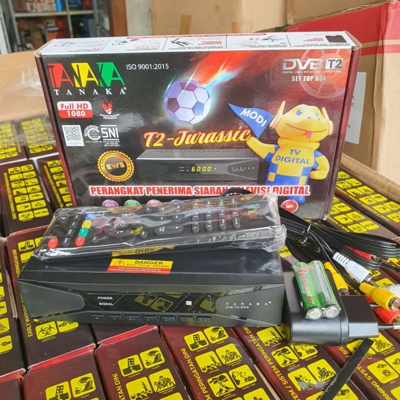 STB DVB T2 SET TOP BOX  TANAKA TYPE JURASSIC HARGA PROMO