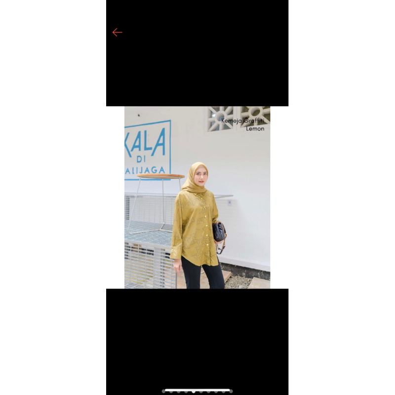 Mylady kemeja grafitti