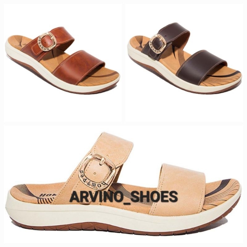Terlaris Homyped Miya N45 Sandal Flat Selop Wanita