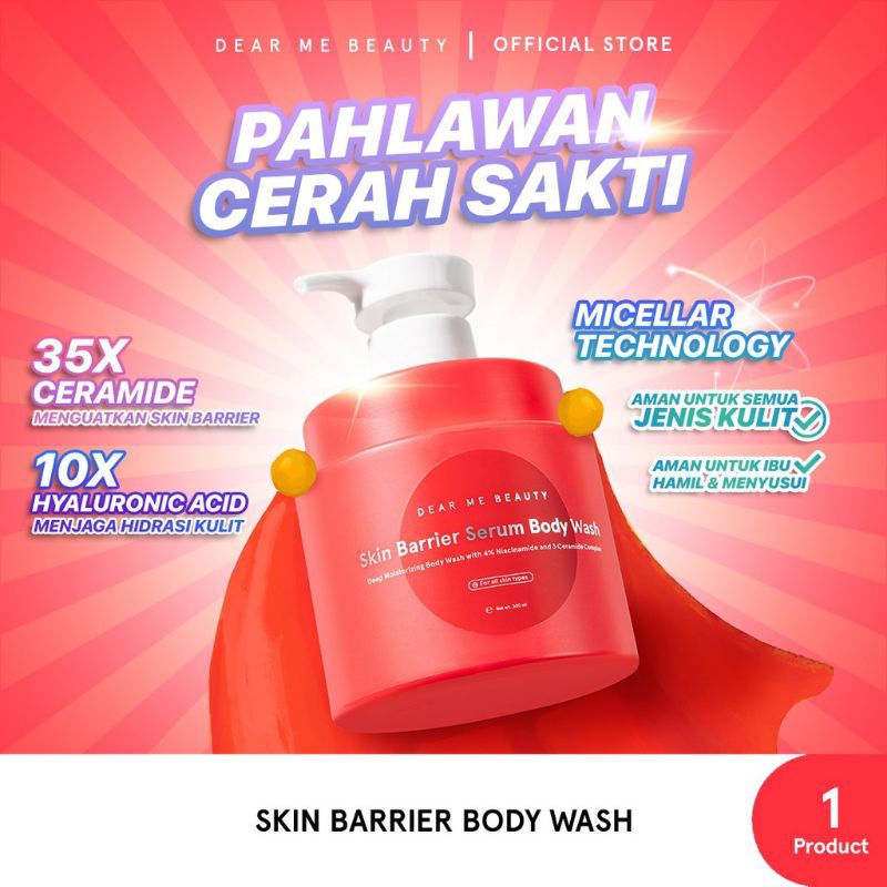 DEAR ME BEAUTY Skin Barrier Body Wash &amp; Body Serum