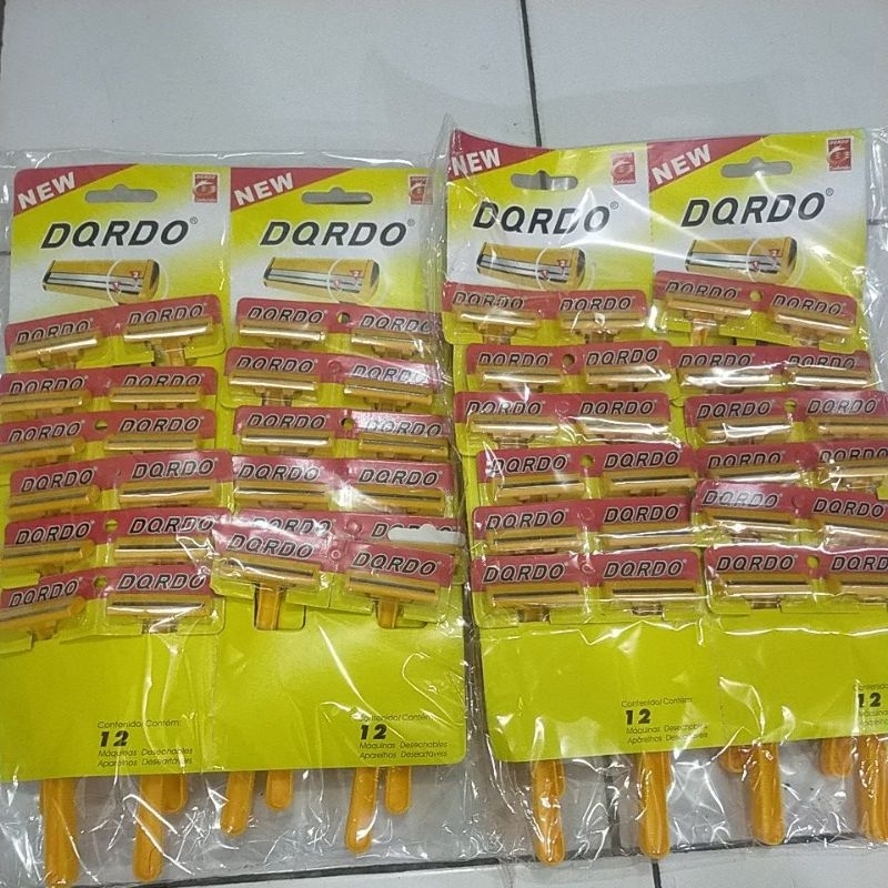 CUKUR KUMIS/JENGGOT 1 LEMBAR ISI (24 PCS) 2 MATA PISAU