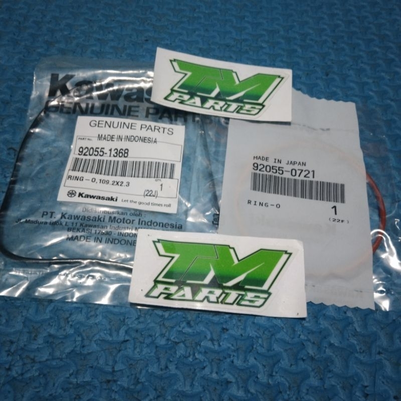 Oring head ninja 150 r rr merah hitam original Kawasaki 92055-0721 92055-1368