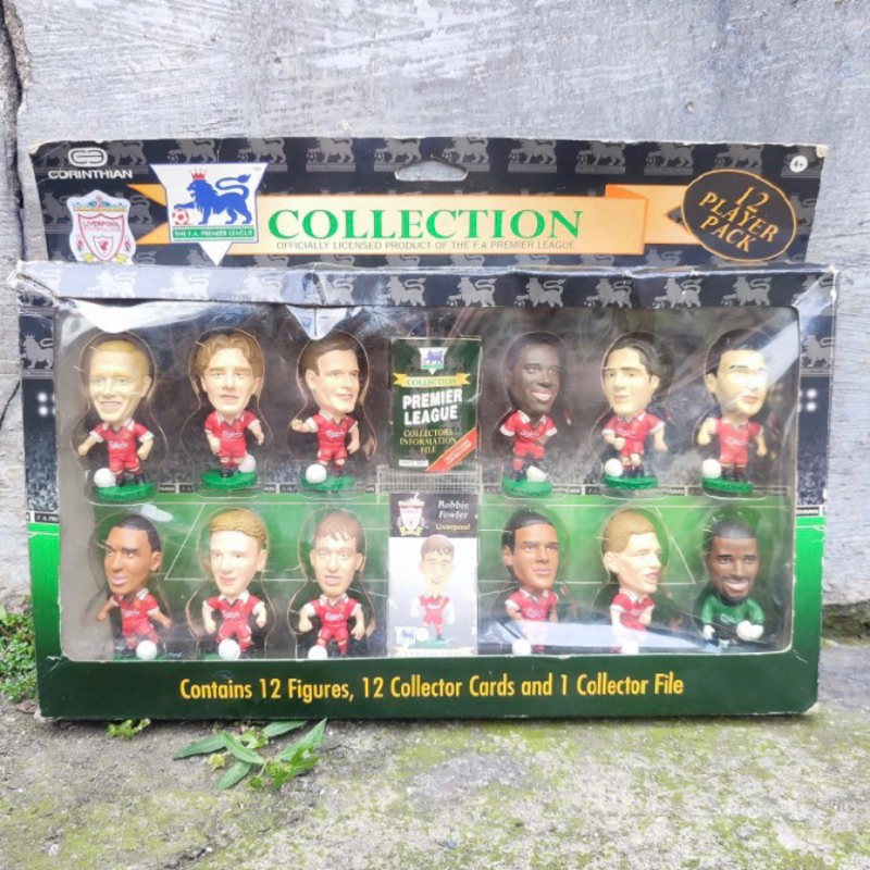 Figure Corinthian Collection FA Premier League 1996 Liverpool 12 Player Pack Pajangan Bola Original