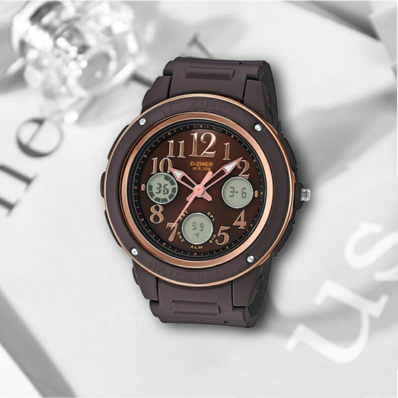 DZINER 8273 JAM TANGAN WANITA ORIGINAL TERLARIS FASHION KASUAL KESEHARIAN