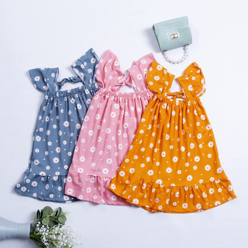 Dress Anak Syabela Daisy Anak Perempuan 1-3 Tahun