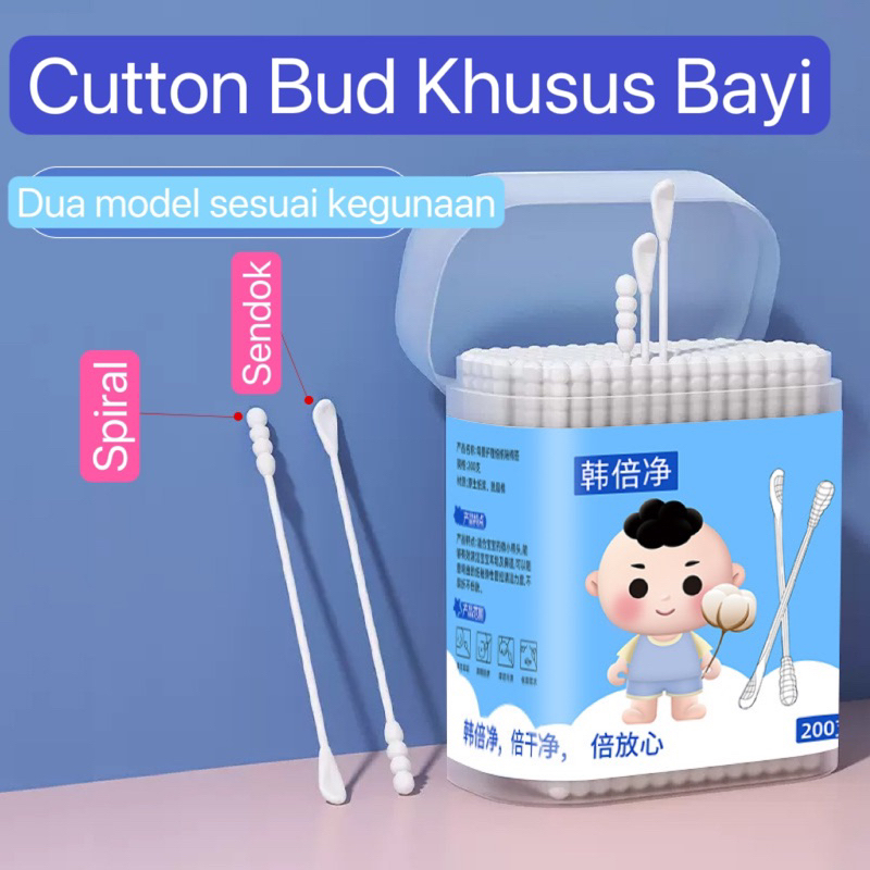 Cutton bud anak bayi / Pembersih telinga bayi / Pembersih hidung bayi