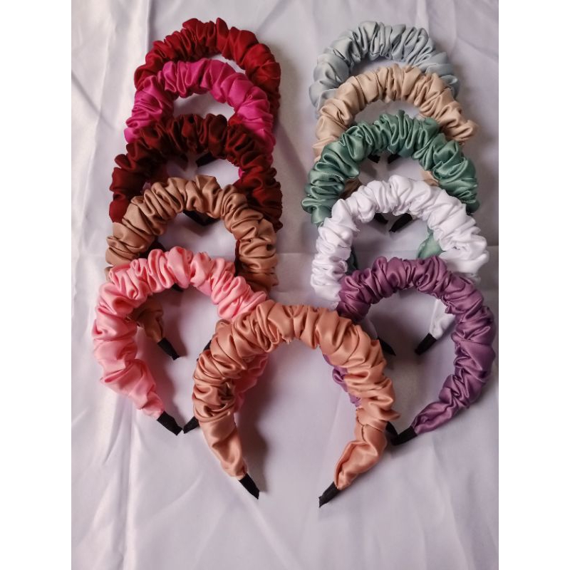 Bando scrunchie - PREMIUM satin velvet