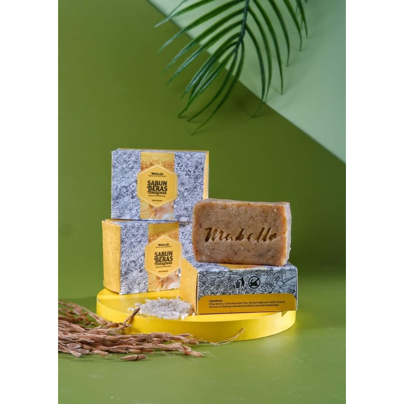 Sabun Temulawak Mabello/Sabun beras temulawak