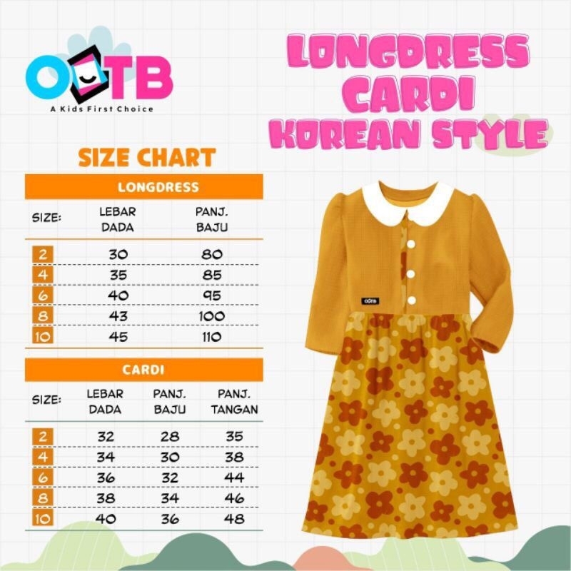 LONGDRESS CARDI KOREAN STYLE OOTB by JOVANKA out of the box