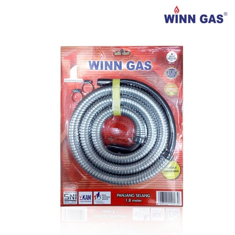 SELANG KOMPOR GAS ELPIJI KUALITAS PREMIUM PANJANG 1,8 METER
