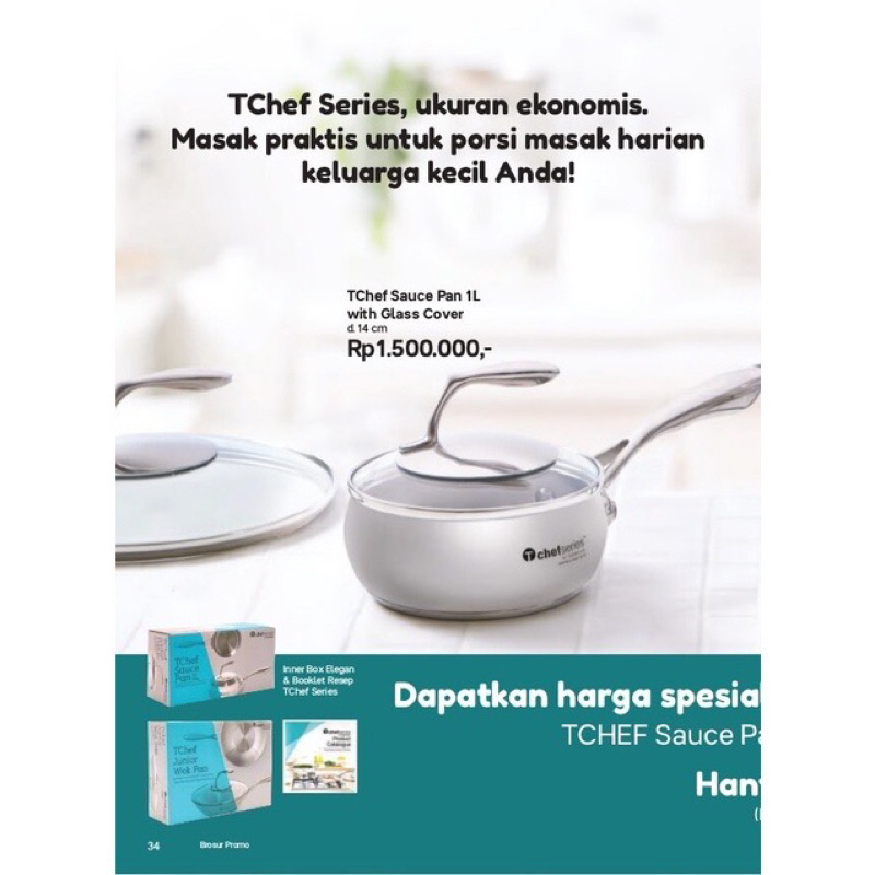 Tchef saucepan 1liter tupperware