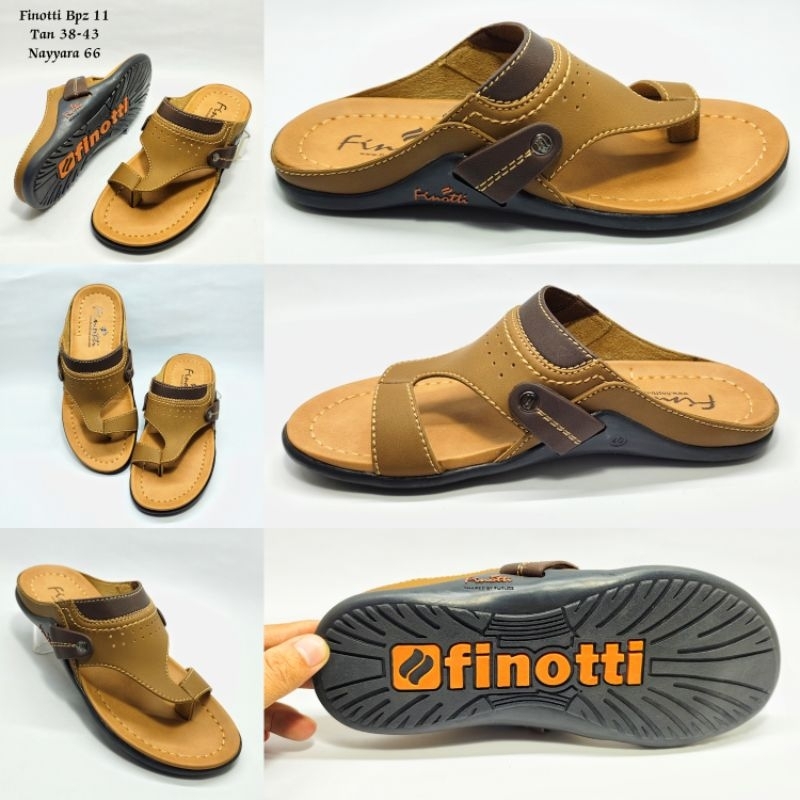 Sandal pria finotti original bpz 11 sendal pria sandal kulit