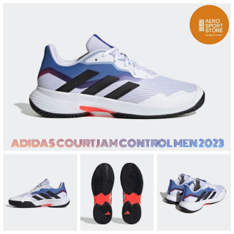 [ SEPATU TENIS LAPANGAN ADIDAS COURTJAM CONTROL MEN 2023 ]