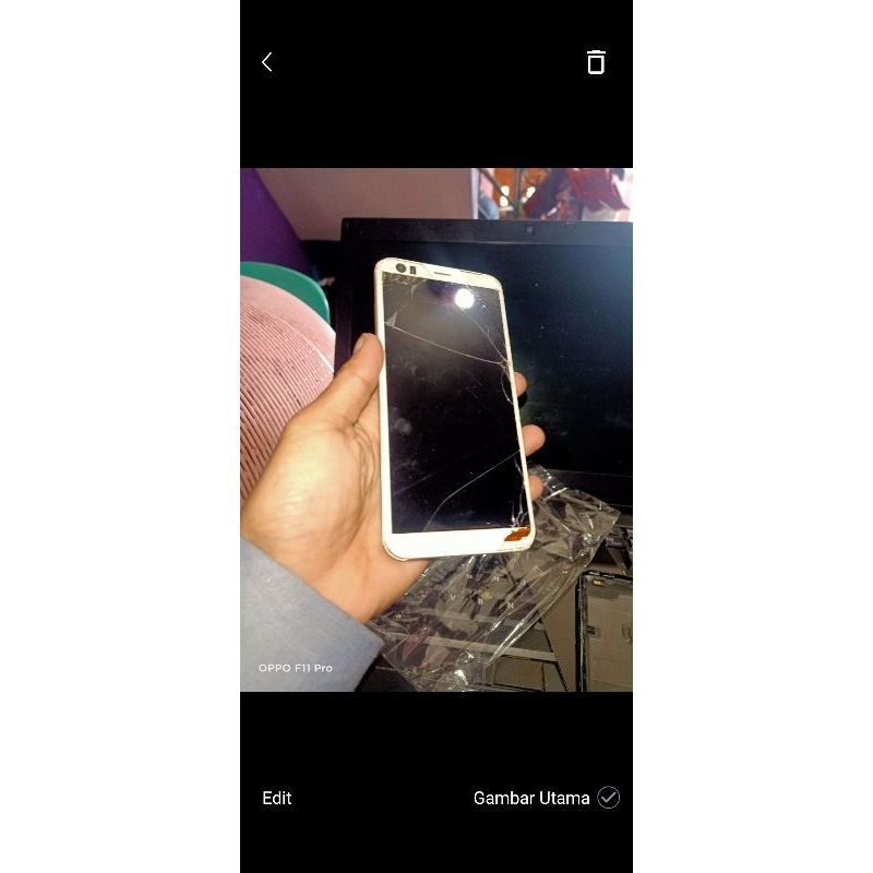 Sharp Aquos A2 lite mesin normal lcd tc pecah