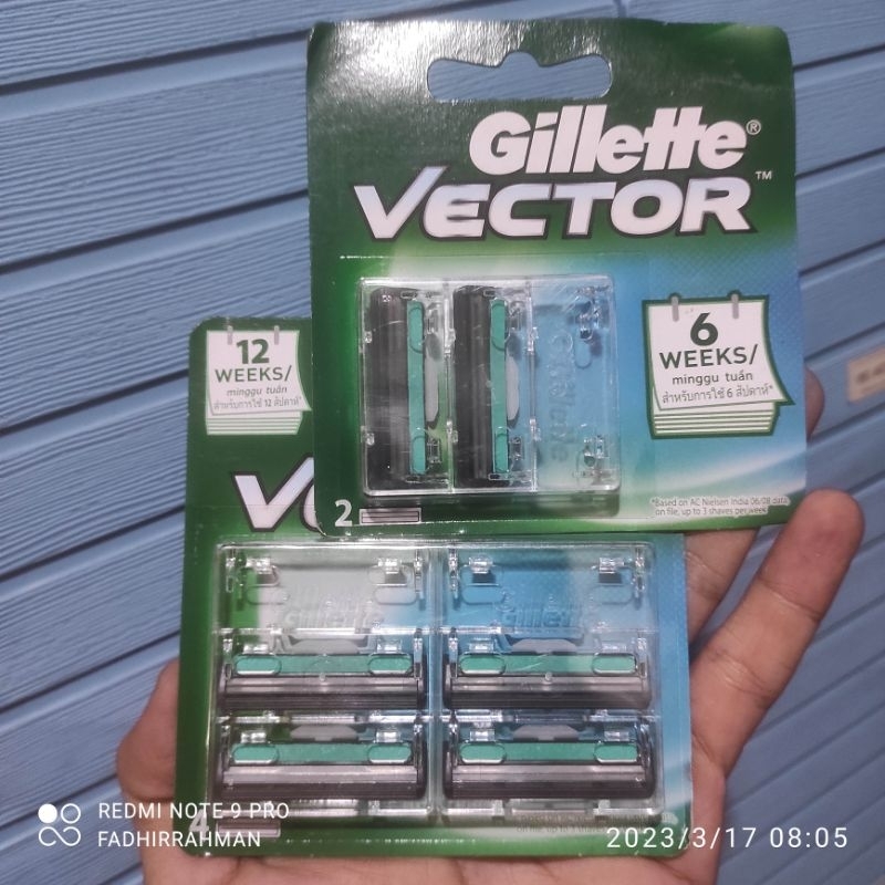 gillette vector refill