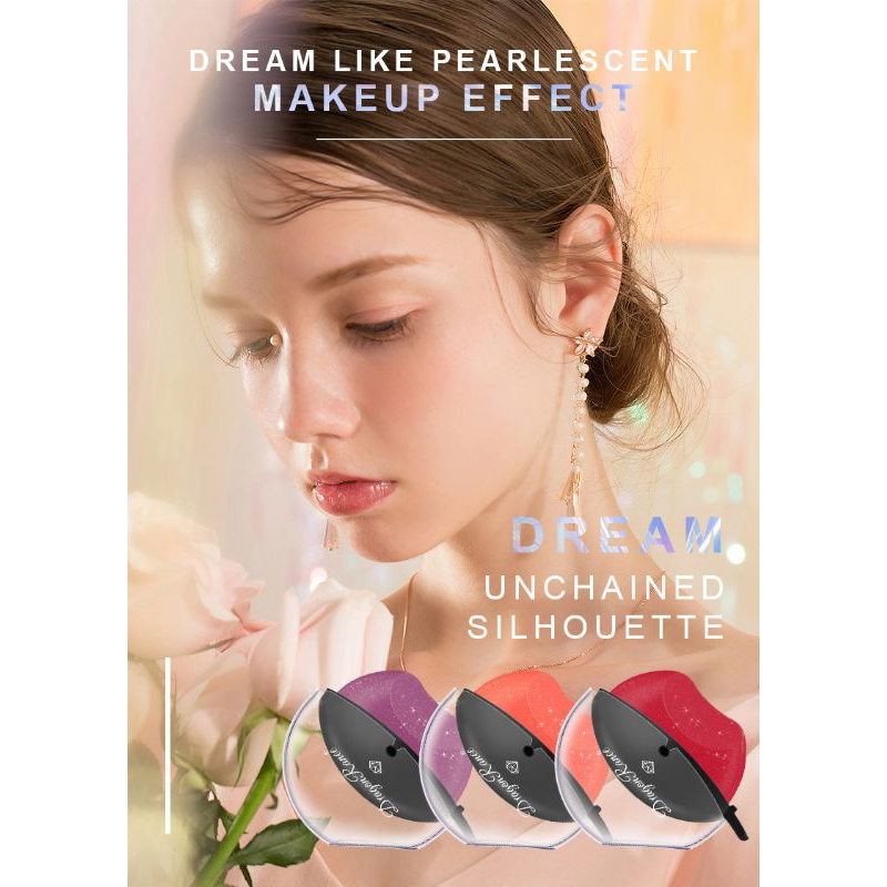 Lazy Lip Pearly Fine Glitter Lipstik Moisturizing Change Color Lipstik Model Bibir Rubah Warna Dragon Ranee Original