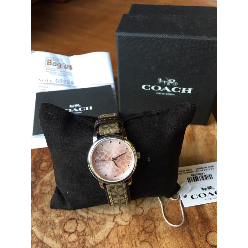 Jam Tangan COACH Signature Original Arloji Wanita Preloved