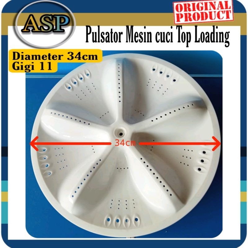 Pulsator Mesin Cuci Aqua Sharp Sanyo Elextrolux 1 Tabung