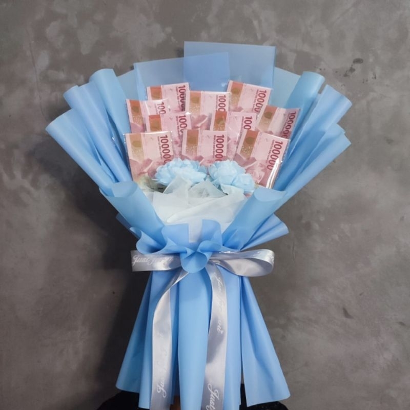 Buket Bouquet bunga wisuda pernikahan ulang tahun acara besar lainnya bisa request