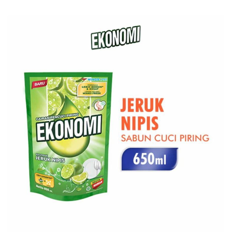 Ekonomi Pencuci Piring Power Liquid 650 ml