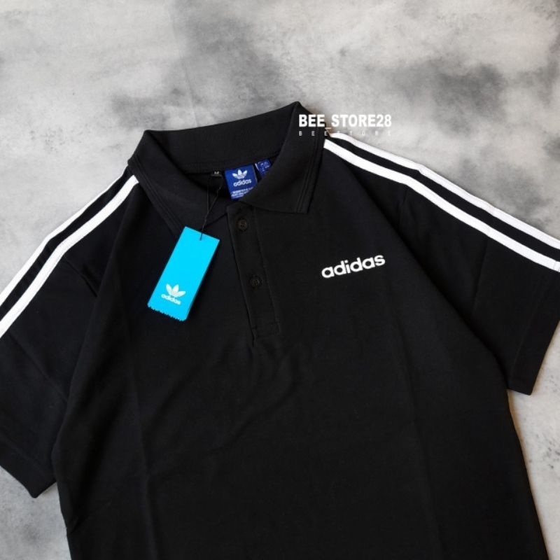 POLO SHIRT ADIDAS 3 FOIL BAHAN LACOS 24S PREMIUM AUTHENTIC