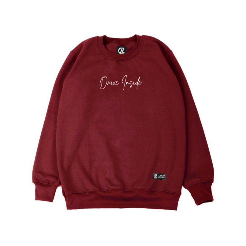 Sweater Crewneck ORIGINAL ONIXE INSIDE BORDIR Pria Wanita Premium High Quality (BISA COD)