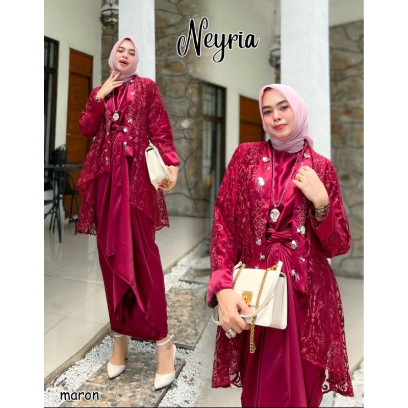 NEYRIA Gamis Ikat Lebaran