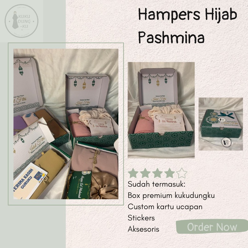 KUKUDUNGKU HAMPERS HIJAB PASHMINA MUSLIMAH TERMURAH / HAMPERS RAMDHAN / HAMPERS LEBARAN /KADO ULANG 