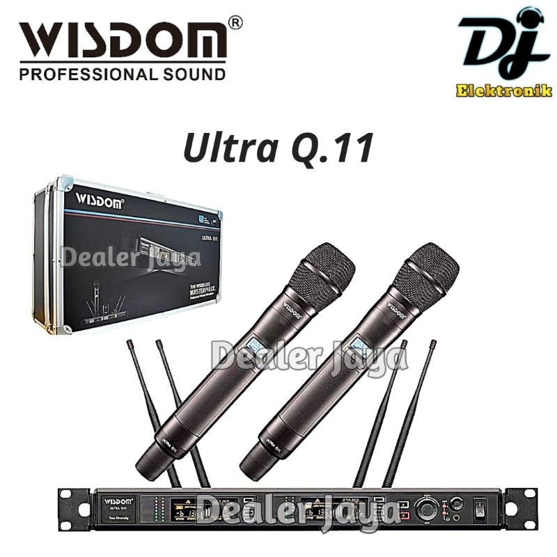 Mic Wireless Wisdom ULTRA Q 11 / Q11 - 2 Mic Hand