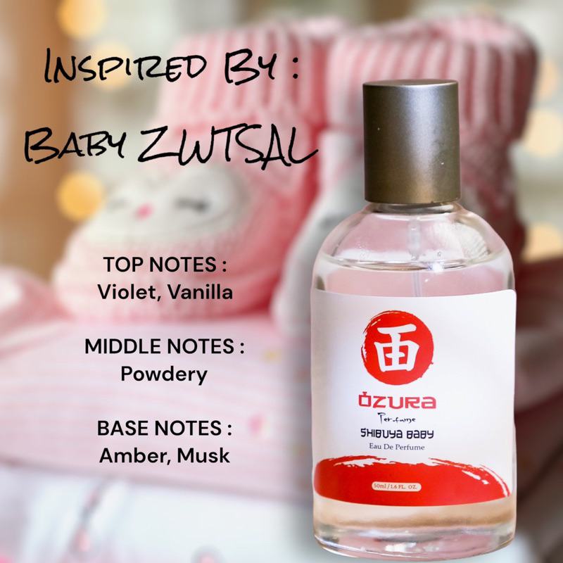 PARFUM OZURA UNISEX 50ml / WANGI TAHAN LAMA( BPOM )