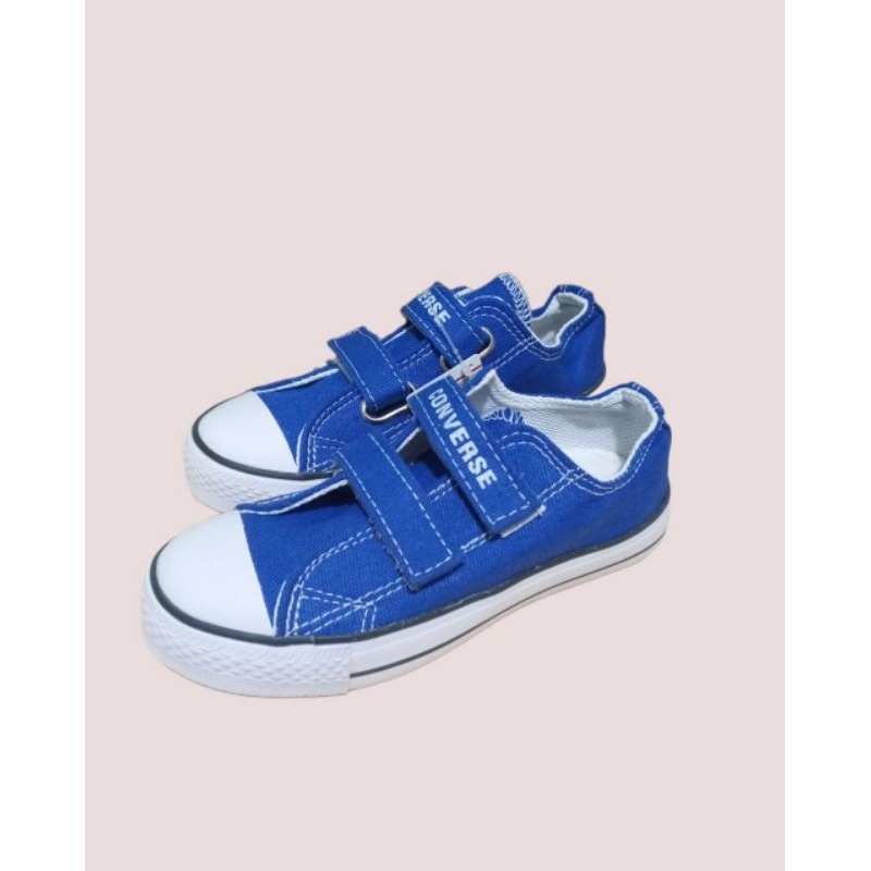 Sepatu Converse Anak Warna Biru Bca/Birel Biru Elektrik / Sepatu Anak Laki-laki / Sneakers Anak / Sepatu Sekolah Anak