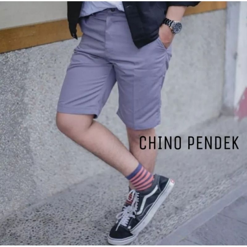 Celana Pendek Pria Combed Polos Original