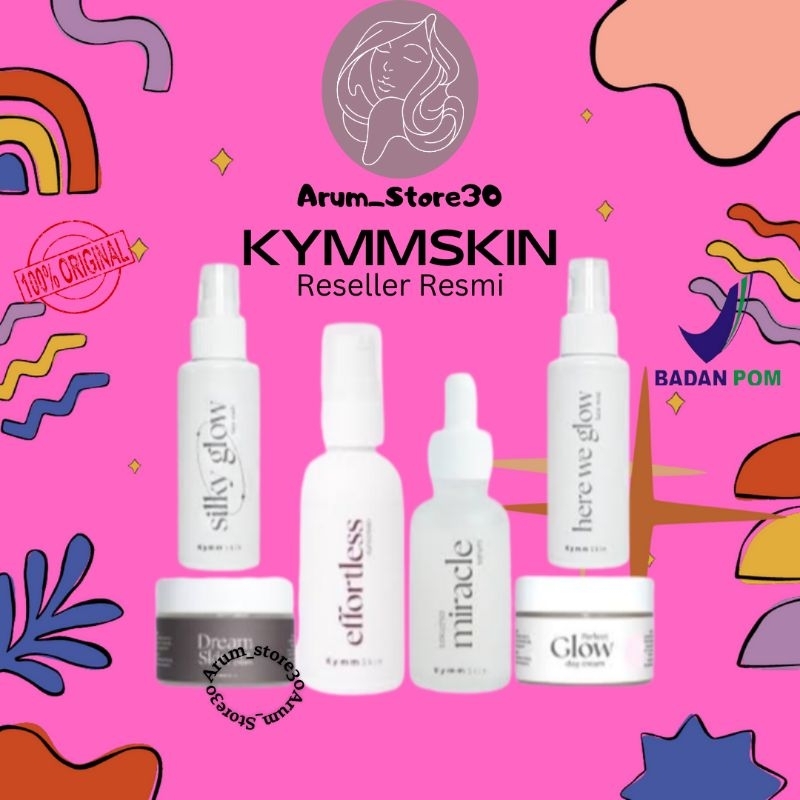 { BUY 1 GET gift } EFFORTLESS SUNSCREEN SPF 50 BY KYMMSKIN DAY NIGHT CREAM FACIAL WASH BAKUCHIOL SER