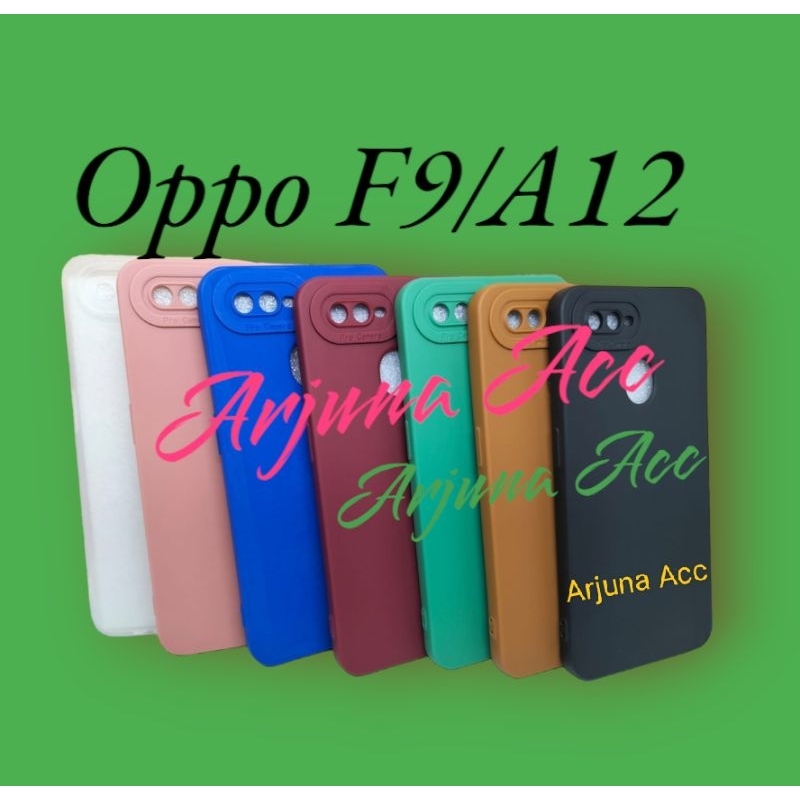 SoftCase MaCaron OPPO F9/ A12/ OPPO A7 Case ProCamera Full Color Terbaru pelindung hp
